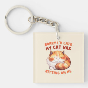 Orange Tabby Chat - Désolé, je suis en retard