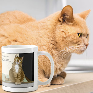 Orange Tabby Homeowner Funny Cat Coffee Mug