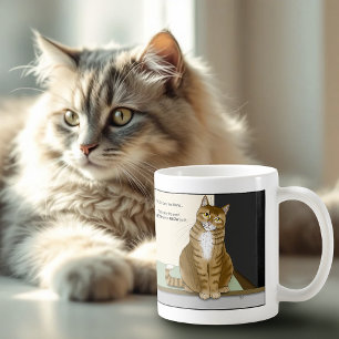 Orange Tabby Homeowner Funny Cat Coffee Mug