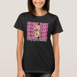 Orange Tabby is My Spirit Animal Orange Cat Tabby  T-Shirt