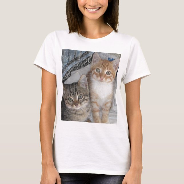 Orange Tabby Kittens T-Shirt (Front)