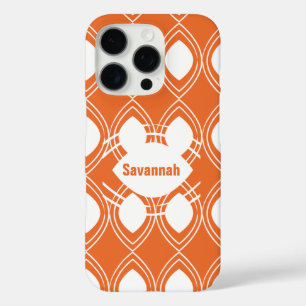 Orange Tear Drop Any Colour Personalized iPhone iPhone 16 Pro Case