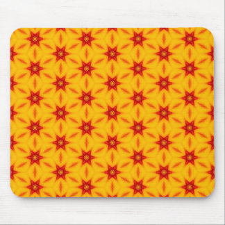 Orange Terrazzo pattern Mouse Pad