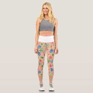 Orange Theory Capri Leggings