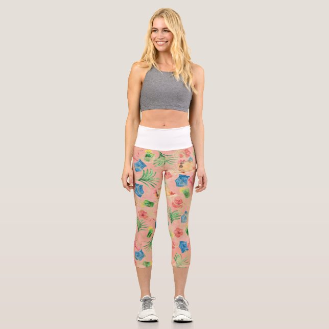 Orange Theory Capri Leggings (Front)