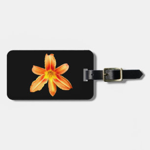 Orange Tiger Lily Luggage Tag