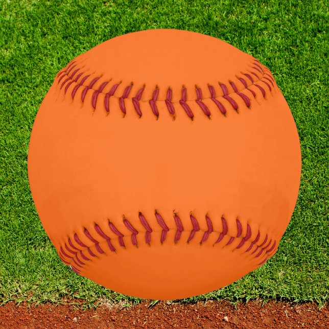 Orange Tiger Solid Colour Baseball (Creator Uploaded)