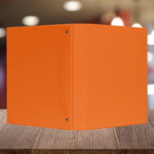 Orange Tiger Solid Colour Binder