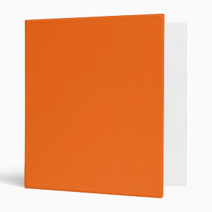 Orange Tiger Solid Colour Binder