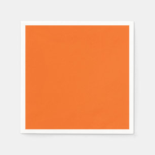 Orange Tiger Solid Colour Napkin