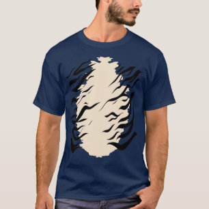 Orange Tiger Striped T-Shirt