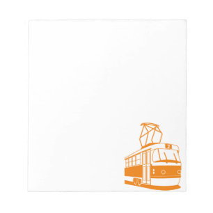 Orange Tram Notepad