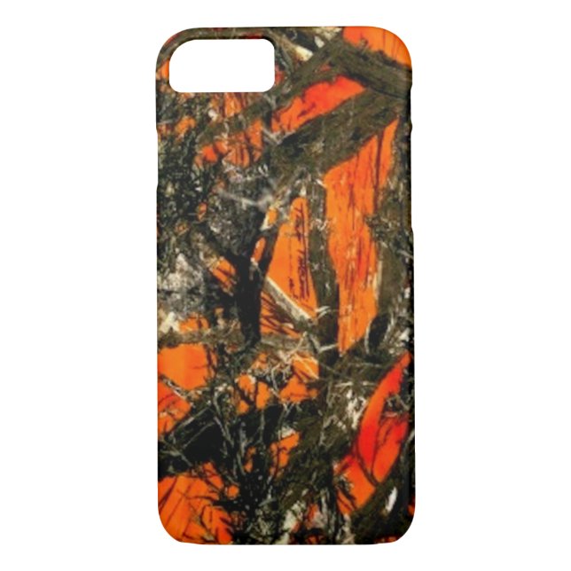 "Orange Tree Branch Camouflage" Case-Mate iPhone Case (Back)