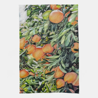 Orange Tree Kitchen Towel