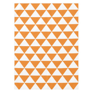Orange Triangle Pattern Tablecloth