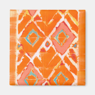 Orange Tribal II Magnet