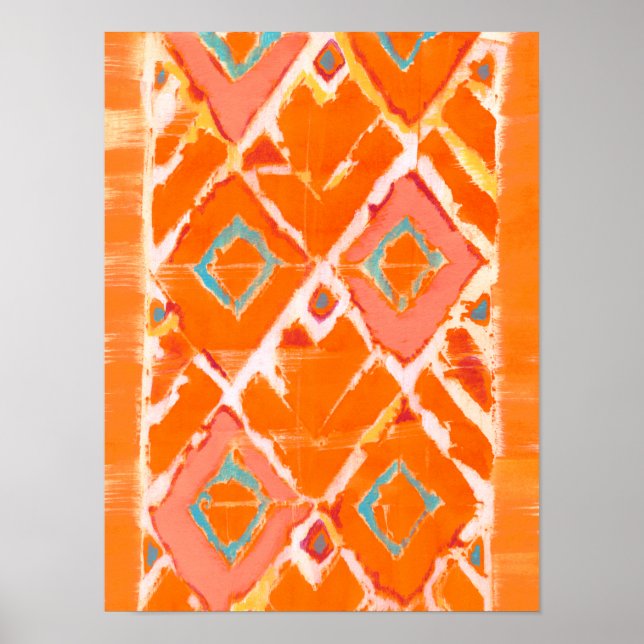 Orange Tribal II Poster (Front)
