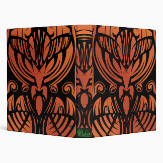 Orange Tribal School Binder