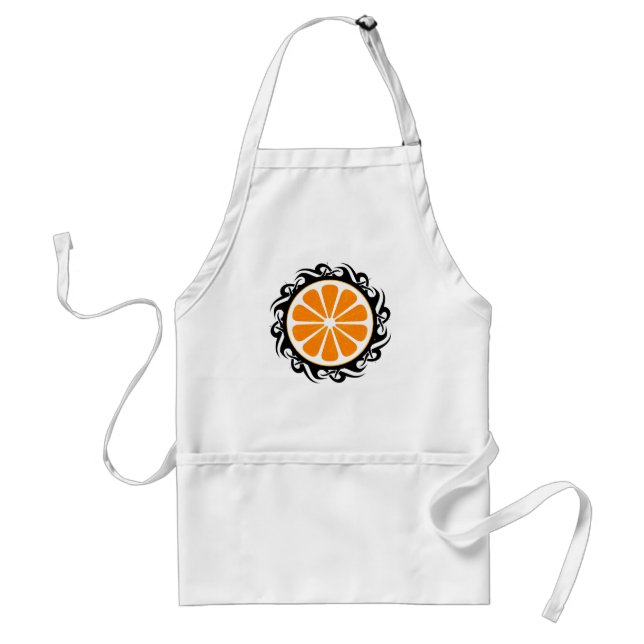 orange. tribal. standard apron (Front)