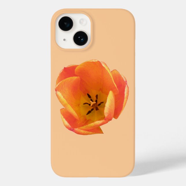 Orange Tulip Case-Mate iPhone Case (Back)
