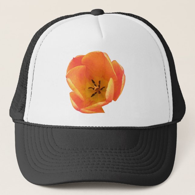 Orange Tulip Hat (Front)