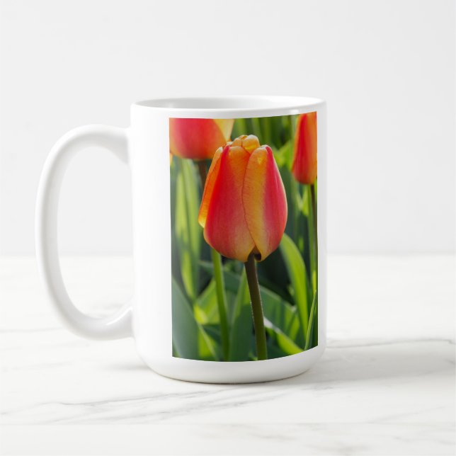 Orange Tulip Photo Mug (Left)