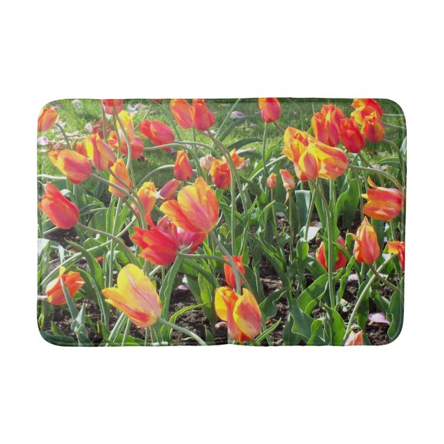Orange Tulips bathmat (Front)