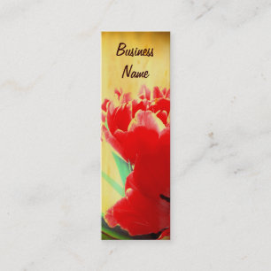Orange Tulips Bookmark Business Cards