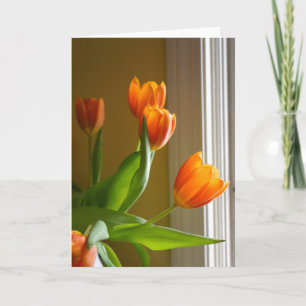Orange Tulips Brad Hines Photography Notecard