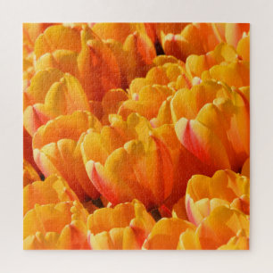 Orange Tulips Jigsaw Puzzle