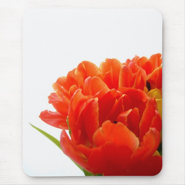 Orange Tulips Mouse Pad (Front)