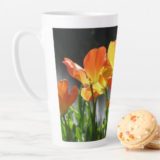 Orange Tulips Tall Mug
