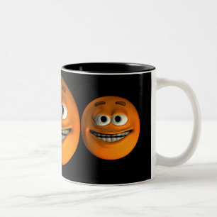 Orange Two-Tone Coffee Mug