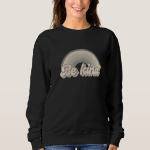 Orange Unity Day Anti Bullying Be Kind Retro Vinta Sweatshirt