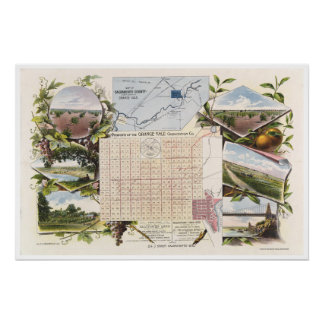 Orange Vale Colony 1895 Poster
