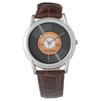 Orange Vinyl 45 rpm Record Watch