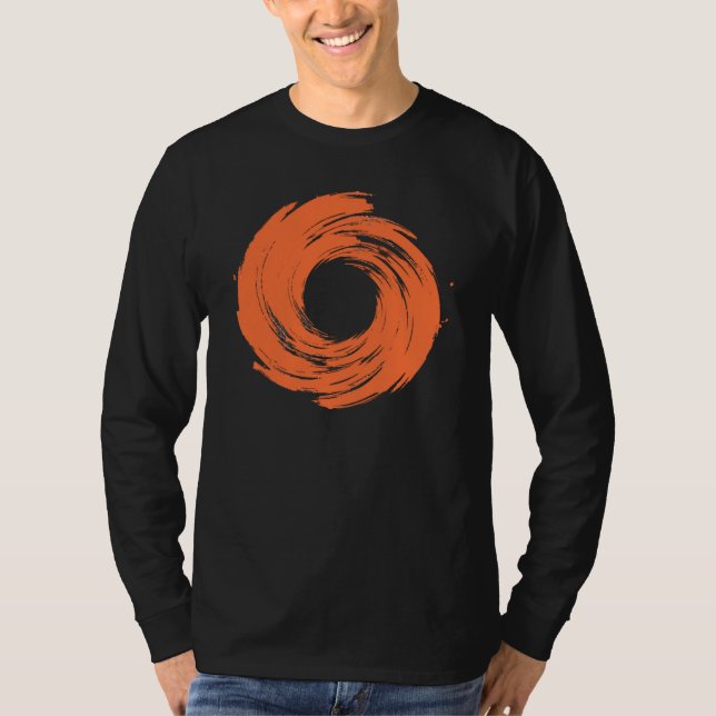 Orange Vortex T-Shirt (Front)