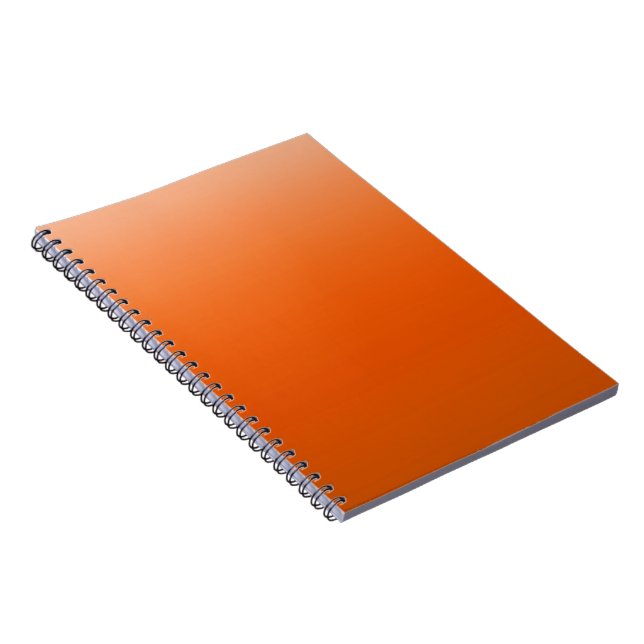 Orange Wallpaper Background Notebook (Right Side)