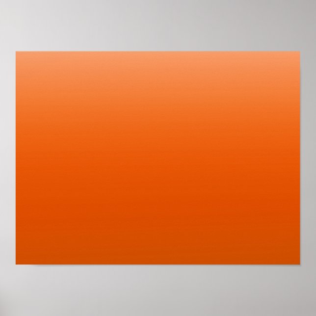Orange Wallpaper Background Poster (Front)