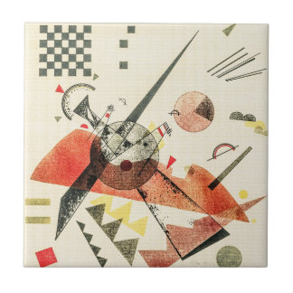 Orange - Wassily Kandinsky Modern Art Tile