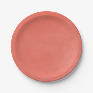 Orange Watercolor For Autumn Leaves Paper Plate