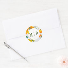 Orange watercolor theme Bright colours