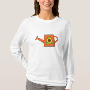 Orange Watering Can with Sunflower T-Shirt