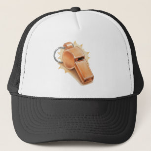 Orange whistle trucker's cap - basic