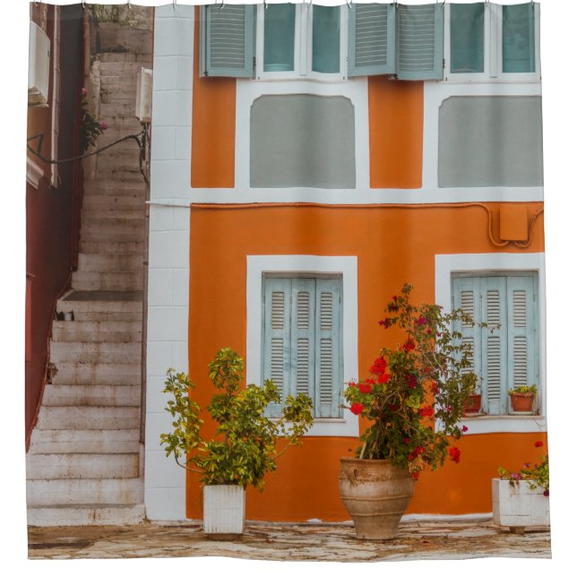 ORANGE WHITE AND GRAY CONCRETE BUILDING (Front)
