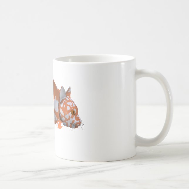 Orange-White Spotted Catfish Coffee Mug (Right)