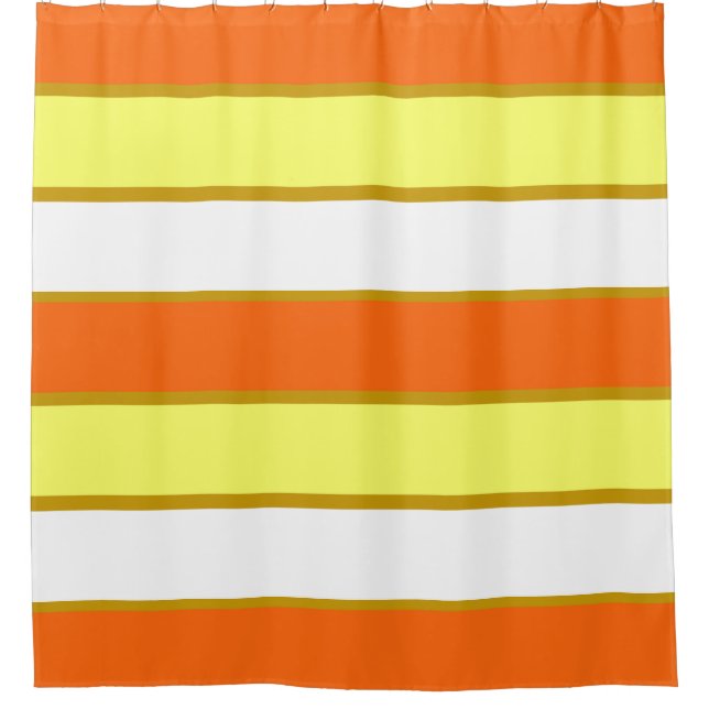 Orange, Yellow and White Stripes (Front)
