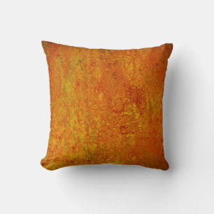 Orange yellow grunge backgroundabstract,art,backgr throw pillow