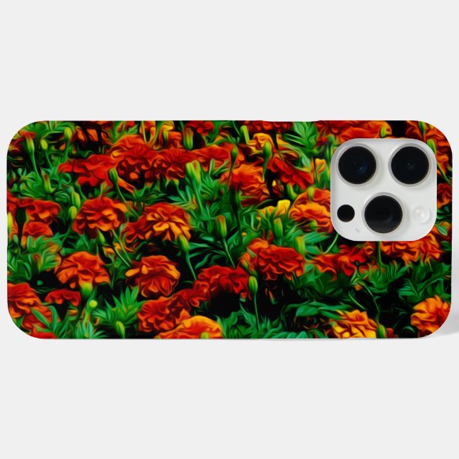 Orange Yellow Red Flowers Case-Mate iPhone Case (Back (Horizontal))