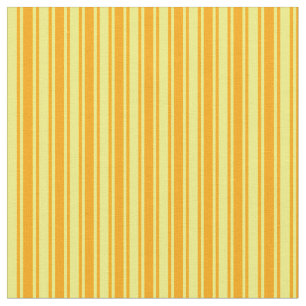 Orange & Yellow Stripes/Lines Pattern Fabric